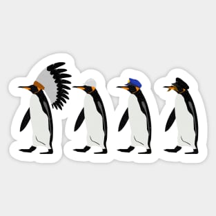 Penguins Village People YMCA Sticker